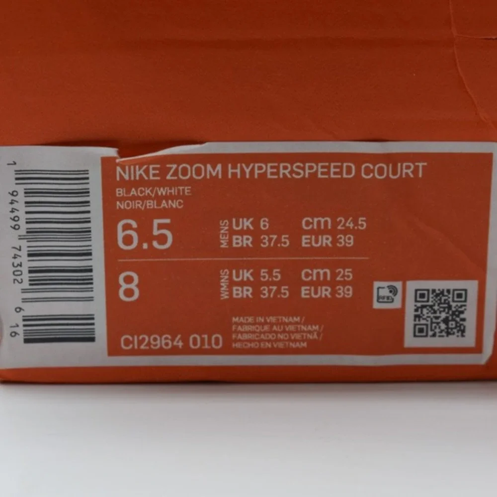 Nike Zoom Hyperspeed Court Volleyball Shoes Womens 8 Mens 6.5 CI2964-010‎ NEW - Picture 11 of 13